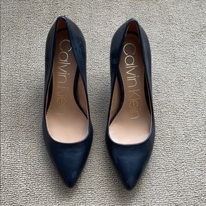 Black Calvin Klein heels
